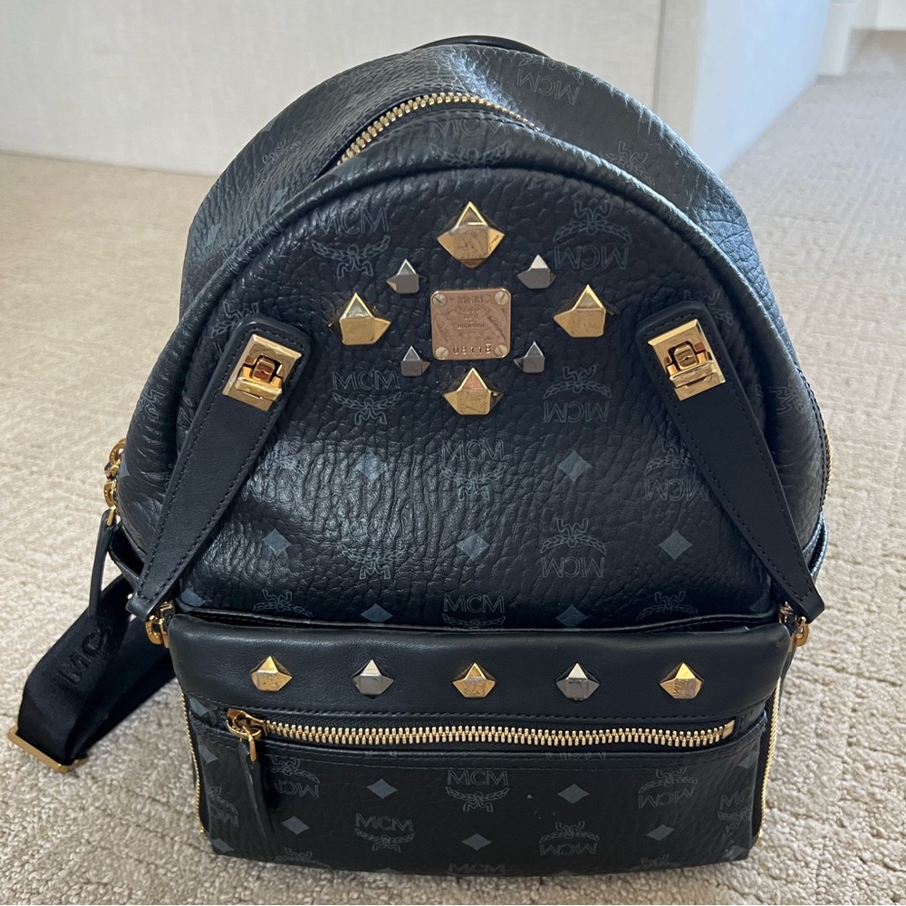 MCM Black Backpack